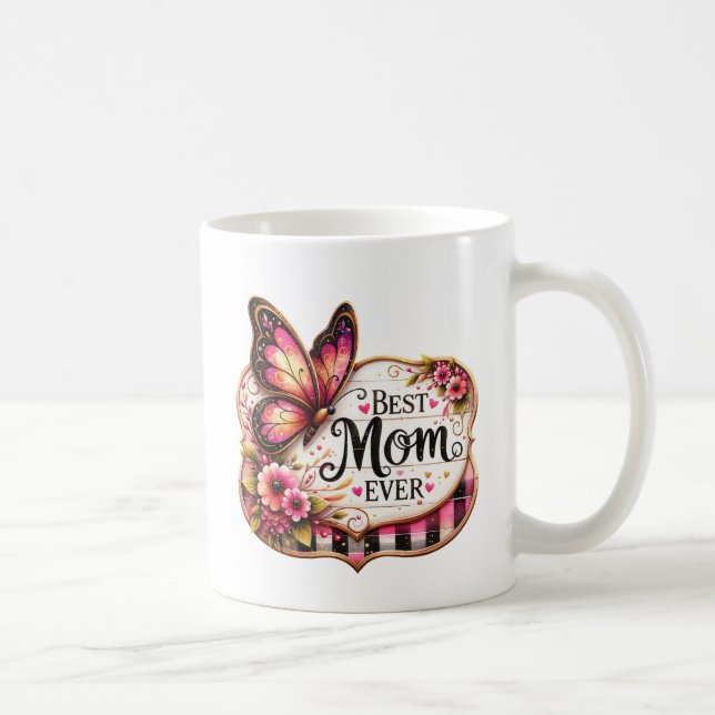 Caneca De Café Melhor Mãe de Todos os Tempos (Direita)