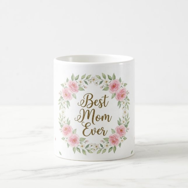 Caneca De Café Melhor Mãe de Todos os Tempos (Centro)