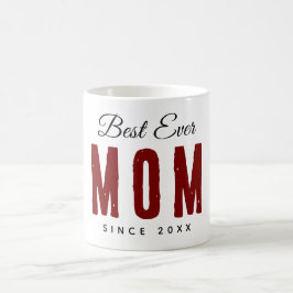 Caneca De Café Melhor Mãe de Todos os Tempos Desde 20XX Moderno S