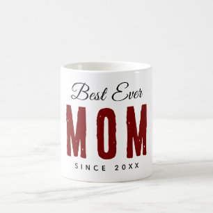 Caneca De Café Melhor Mãe de Todos os Tempos Desde 20XX Moderno S