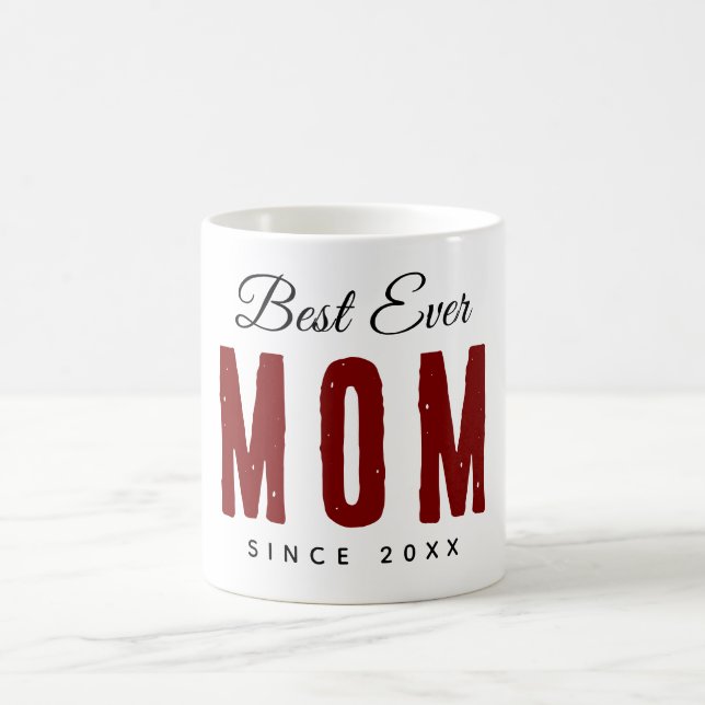 Caneca De Café Melhor Mãe de Todos os Tempos Desde 20XX Moderno S (Centro)