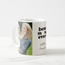 Melhor Mãe de Todos os Tempos Foto Personalizada D