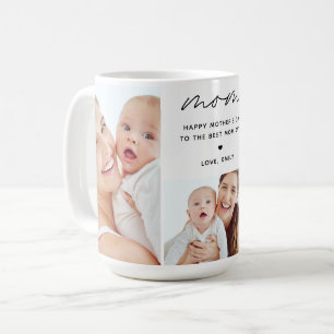 Caneca De Café Melhor Mãe de Todos os Tempos Moderno Script 3 Fot