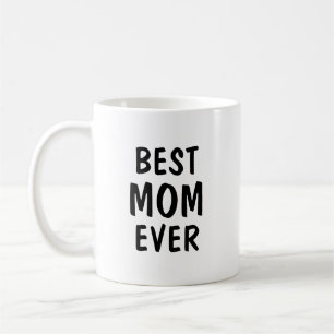 Caneca De Café Melhor Mãe de Todos Presente de Tipografia Minimal