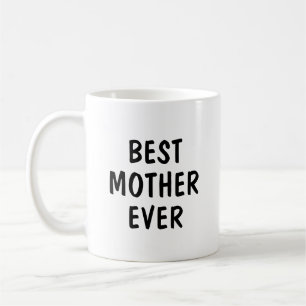 Caneca De Café Melhor Mãe de Todos Presente de Tipografia Minimal