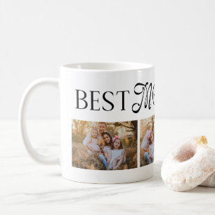 Caneca De Café Melhor Mãe do Mundo 3 Fotos Coração Presentes Dia