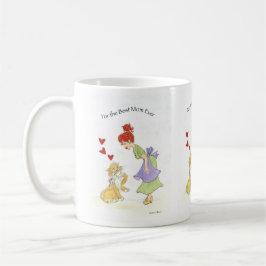 Caneca De Café Melhor Mãe do Mundo com Gato