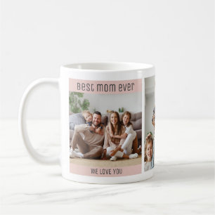 Caneca De Café Melhor Mãe do Mundo Dia das Mães Rosa Bege Foto