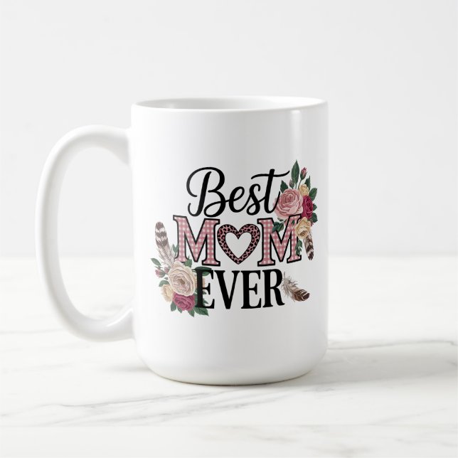 Caneca de Café Melhor Mãe do Mundo Presente do Dia (Esquerda)