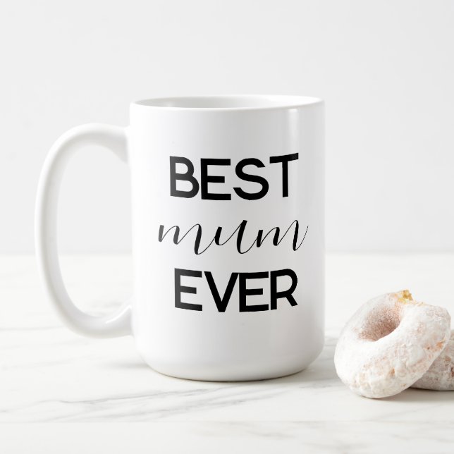 Caneca De Café Melhor Mãe do Mundo Presente do Dia das Mães Coff  (Com Donut)