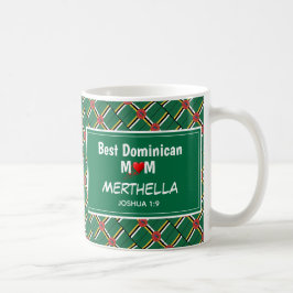 Caneca De Café MELHOR MÃE DOMINICANA Bandeira da Dominica Persona