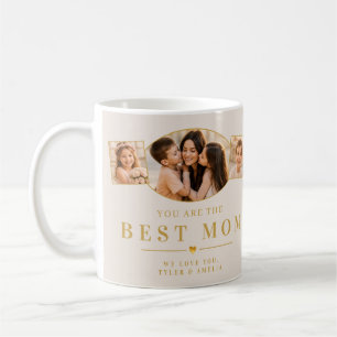 Caneca De Café Melhor Mãe Foto de Família do Dia das Mães