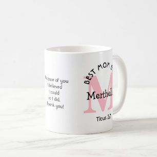 Caneca De Café MELHOR MÃE JÁ Personalizada