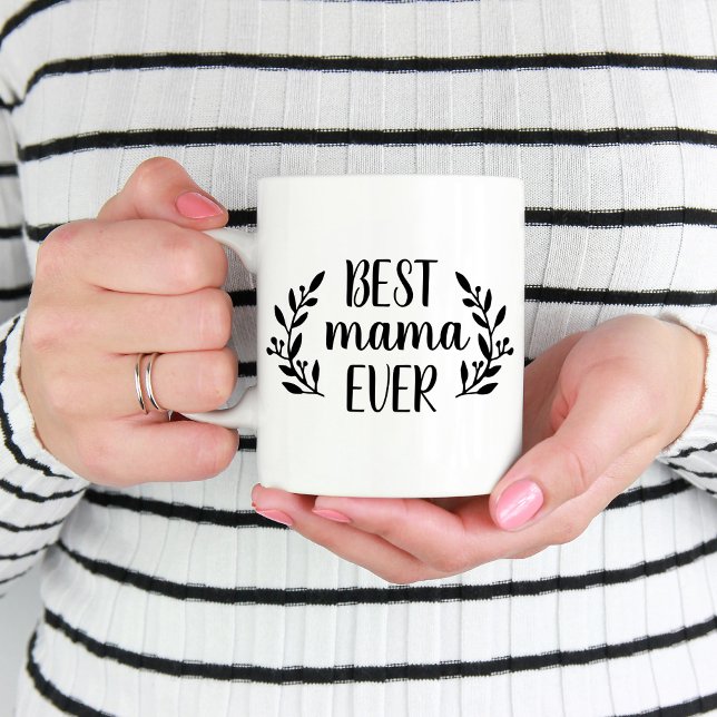 Caneca De Café Melhor Mãe Já Personalizada Coffee Mug (Criador carregado)