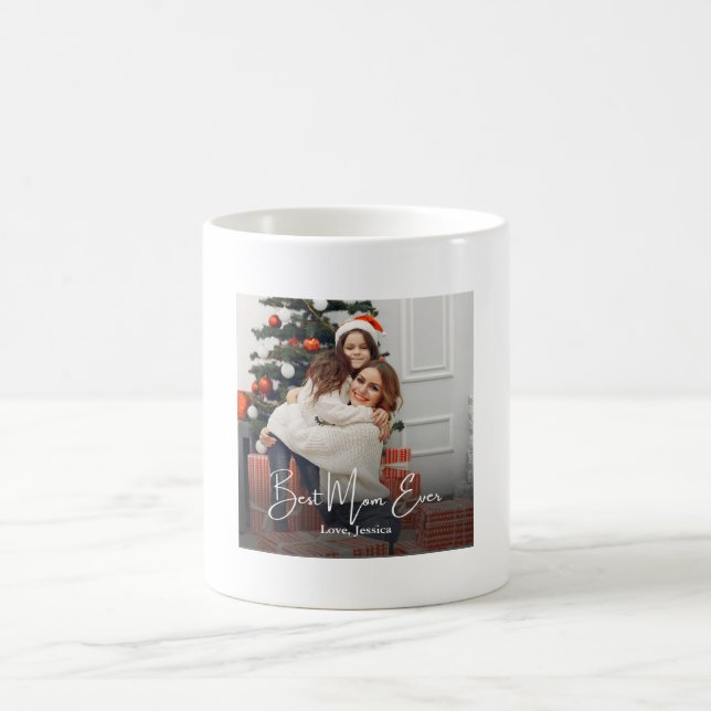 Caneca De Café Melhor Mãe Já Personalizada Foto (Centro)