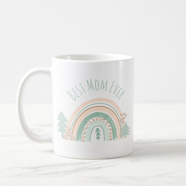 Caneca De Café Melhor Mãe, Montanhas Arco-Íris (Esquerda)