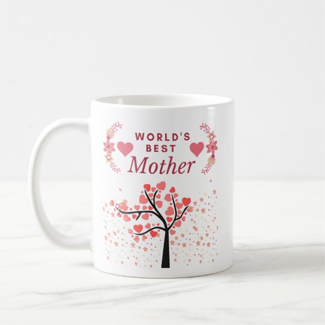 Caneca De Café Melhor Mãe Mug do Mundo (Esquerda)