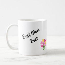 Caneca De Café Melhor Mãe Na moda de Dia de as mães Flores