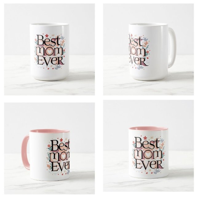 Caneca De Café Melhor Mãe Nunca (best mom ever mugs)