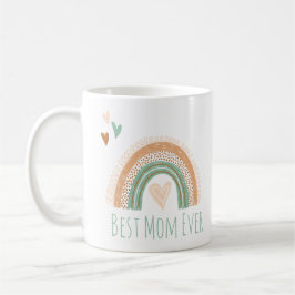 Caneca De Café Melhor Mãe Nunca Boho Rainbow Coffee Mug