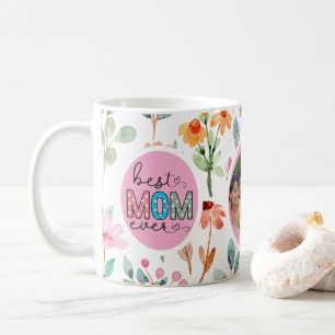 Caneca De Café Melhor Mãe Nunca Foto De Dia de as mães De Flor Se