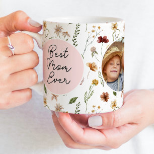 Caneca De Café Melhor Mãe Nunca Foto De Dia de as mães De Flor Se