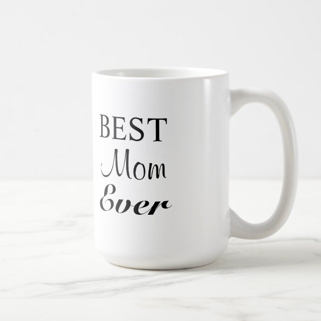 Caneca De Café Melhor Mãe Nunca Mug (Direita)