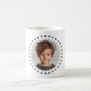 Caneca De Café Melhor Mãe / Pai de Todos os Tempos, Foto e Coraçõ
