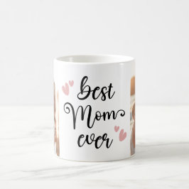 Caneca De Café Melhor mãe, um roteiro fofo, blush cor-de-rosa fot