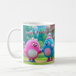Caneca De Café Melhor Mágica Amiga, 11 oz