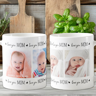Caneca De Café Melhor MAMÃE do Dia de as mães Personalizado de 2 
