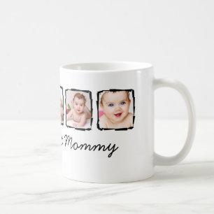 Caneca De Café Melhor Mamãe Personalizada de Quadro de Fotografia