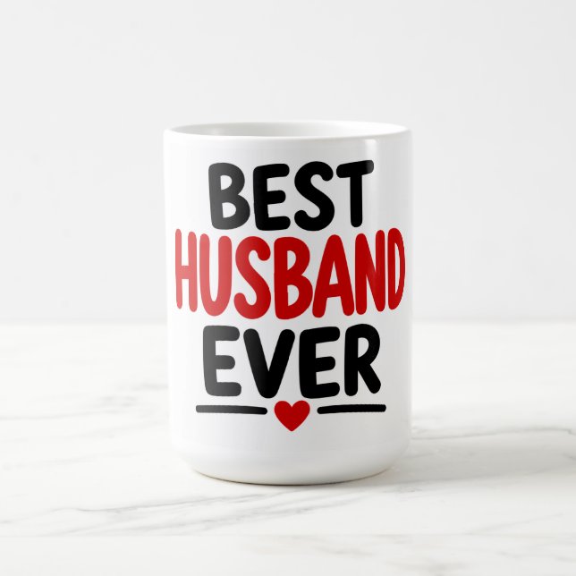 Caneca De Café Melhor Marido de Todos os Tempos (Centro)