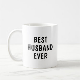 Caneca De Café Melhor Marido de Todos os Tempos Presente de Tipog