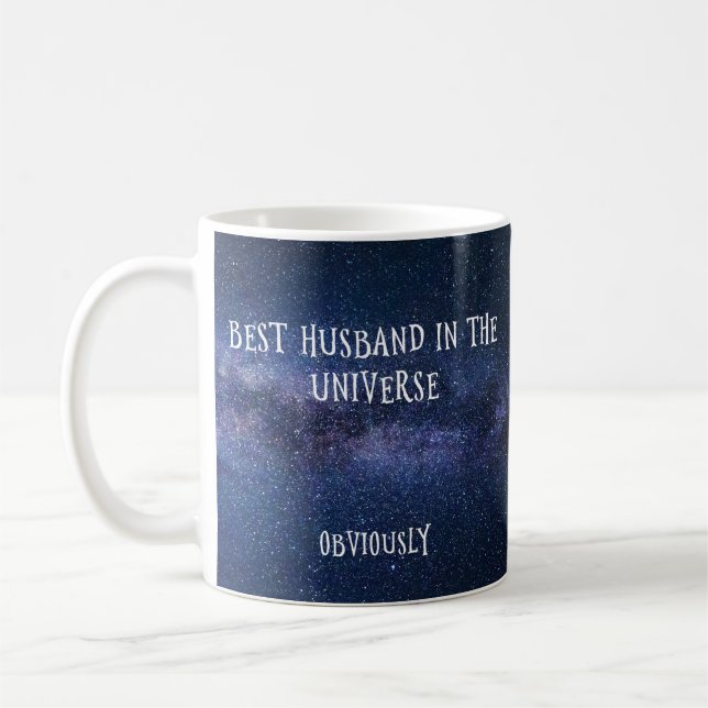 Caneca De Café Melhor Marido do Universo Mug (Esquerda)