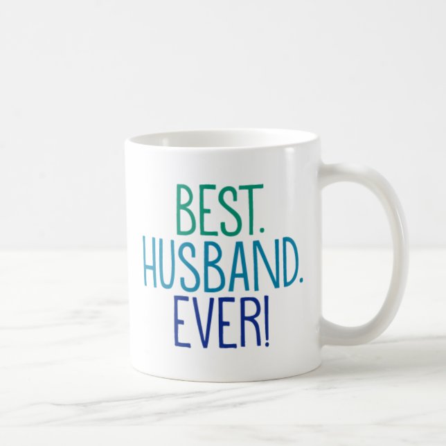 Caneca De Café Melhor. Marido. Nunca! (Direita)