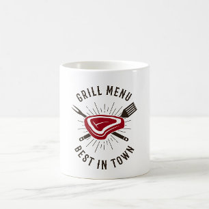Caneca De Café Melhor Menu de Churrasco da Cidade