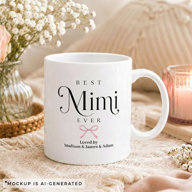 Caneca De Café Melhor Mimi de Todos Presente dos Netos (Best Mimi Ever Gift from Grandkids Coffee Mug)