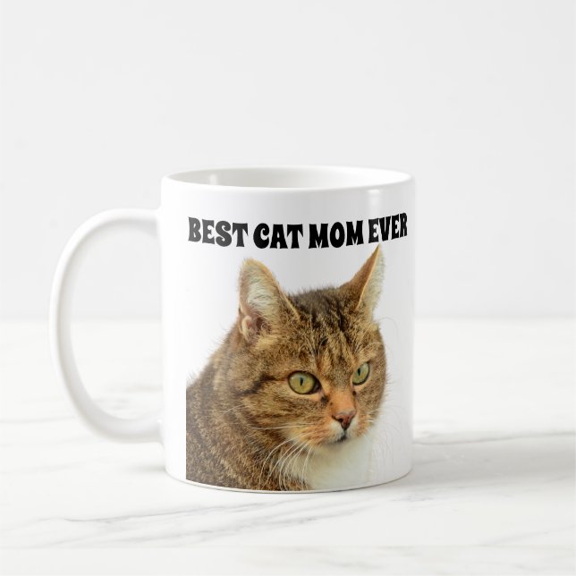 CANECA DE CAFÉ MELHOR MOM DE GATO JÁ CLIENTE MUG DE CAFÉ (Esquerda)