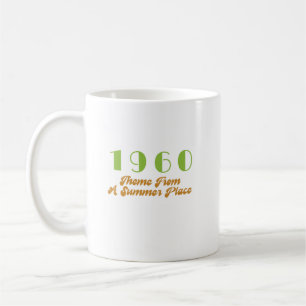 Caneca De Café Melhor Música de 1960 Por Ano