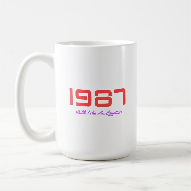 Caneca De Café Melhor Música de 1987 (Esquerda)