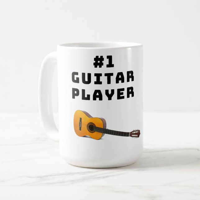 Caneca De Café Melhor Música Do Guitarrista (Frente Esquerda)