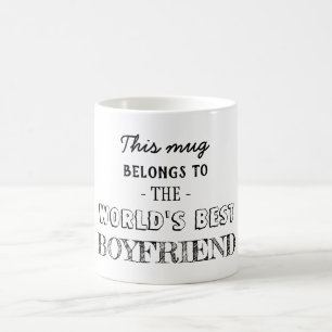 Caneca De Café Melhor Namorado Pertence Aqui