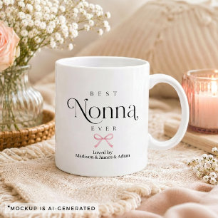 Caneca De Café Melhor Nonna de Todos os Tempos Presente dos Netos