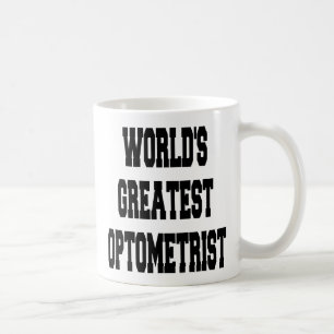 Caneca De Café Melhor Optometrista do Mundo