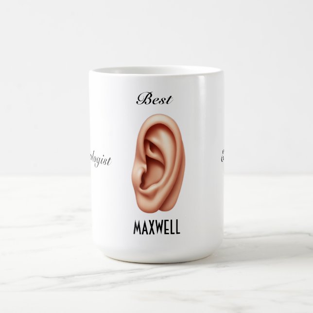 Caneca De Café Melhor Otolaringologista Ever Mug (Centro)