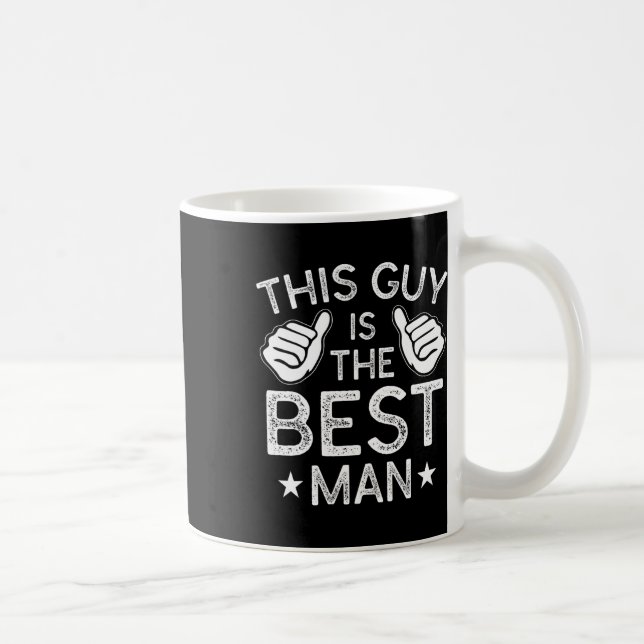 Caneca De Café Melhor Padrinho de casamento De Casamento Homem So (Direita)