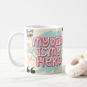 Caneca De Café Melhor Pai Amo Pai, Dia dos Pais, Presente para o