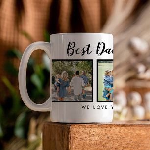 Caneca De Café Melhor Pai! Colagem de Fotos