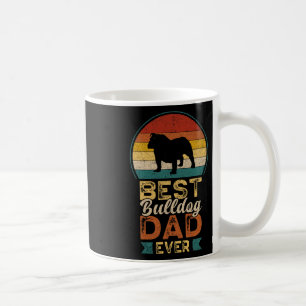 Caneca De Café Melhor Pai De Bulgue Alguma Vez Retro Sunset Vinta